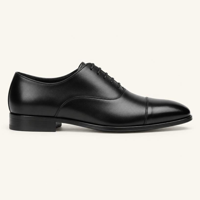 Sapato Social Oxford Couro Preto